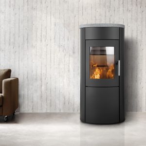 Vattenmantlad kamin-HETA-AQUA 805-täljstentopp