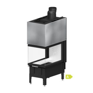 Tresidig insatskamin Hitze-TRINITY U-12kW