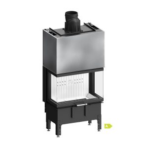 TRINITY C-tresidig insatskamin HITZE-12kW