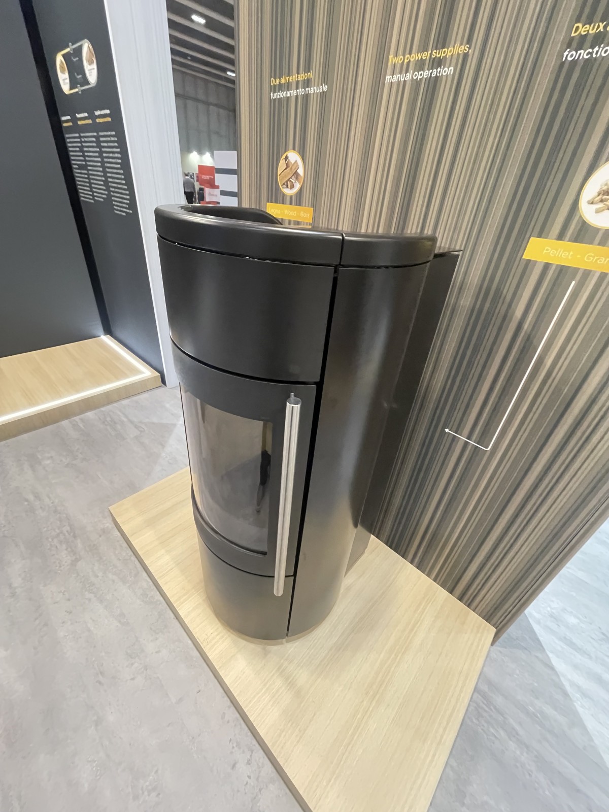 Hybridkamin-Ved-och pelletskamin-Nobis Libera 8 - Bild 5