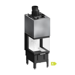 TRINITY Q-tresidig insatskamin HITZE-10kW