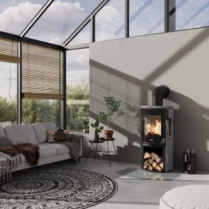 Braskamin med sidoglas-HETA Icon-Line MODERNA-varianter
