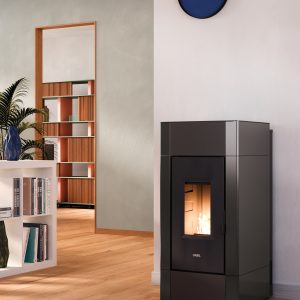 Skorstensfri pelletskamin CRISTAL 9kW-CADEL med Wi-Fi