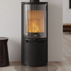 Glasfront braskamin-HETA Scan-Line 900 serien