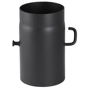 Rökrör 25cm med spjäll-kaminrör i diameter 120-200mm