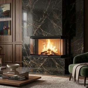 Tresidig insatskamin-HITZE Albero 9kW